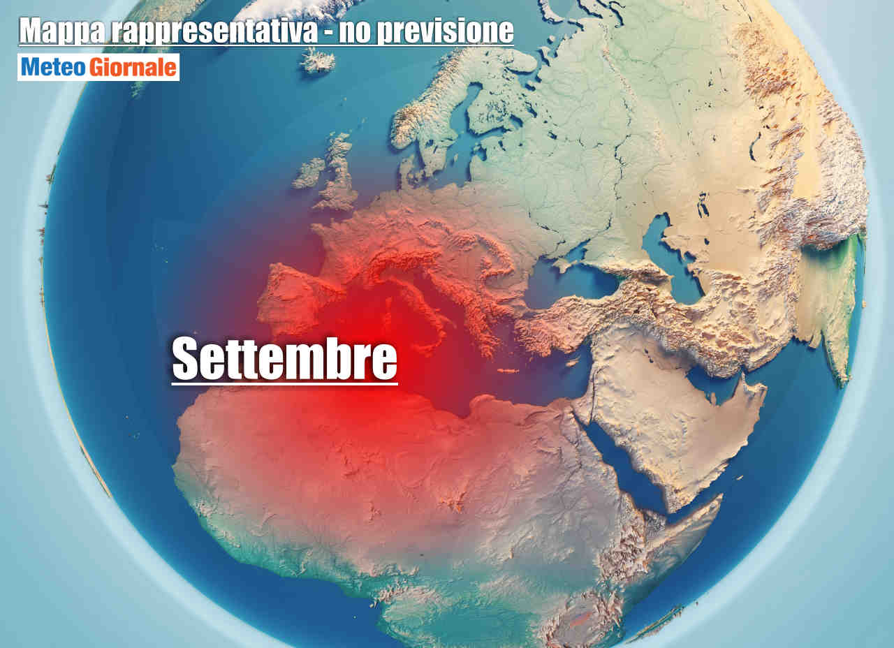 Meteo di Settembre caldo potenziale 45 gradi, anche peggio d’Agosto Meteo di Settembre caldo potenziale 45 gradi, anche peggio d’Agosto