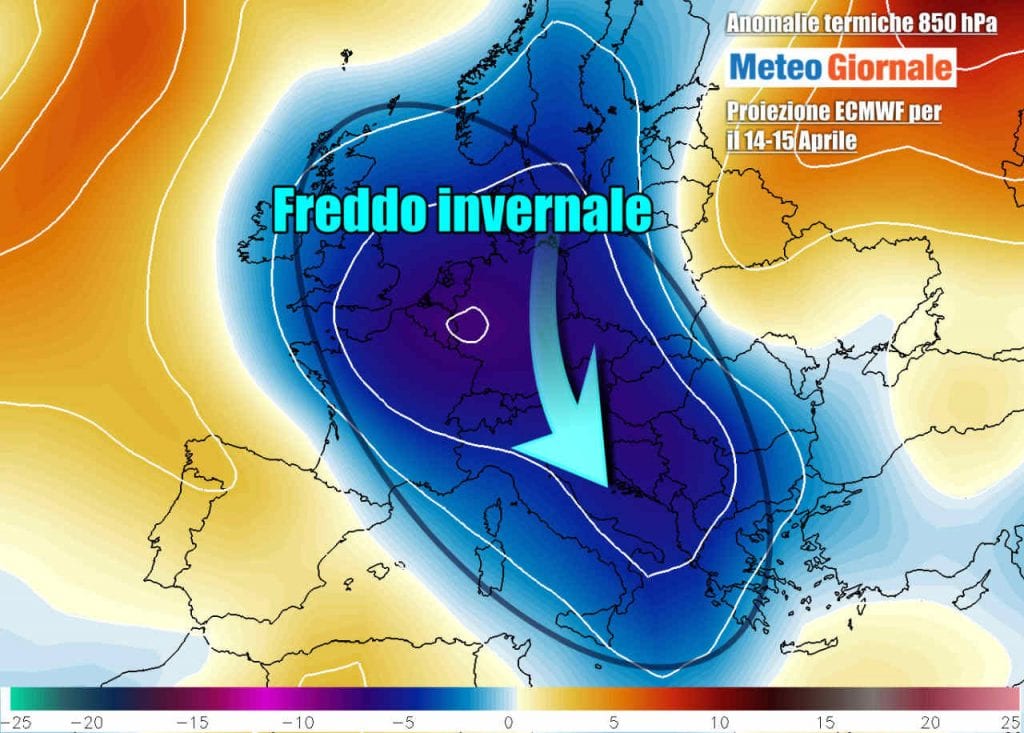 Primavera indietro tutta: ancora FREDDO in arrivo e durerà svariati giorni Primavera indietro tutta: ancora FREDDO in arrivo e durerà svariati giorni