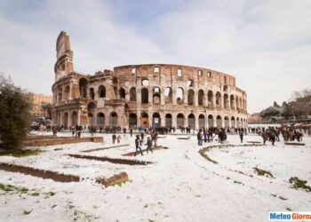 Neve su Roma, credito foto  iStock.