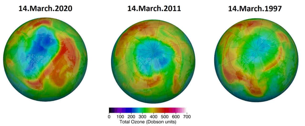 Raro buco dell'OZONO sull'Artico: potrebbe essere record