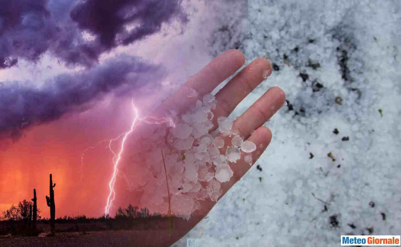 METEO weekend esplosivo. Dopo il super caldo, da domenica TEMPORALI e GRANDINE al Nord