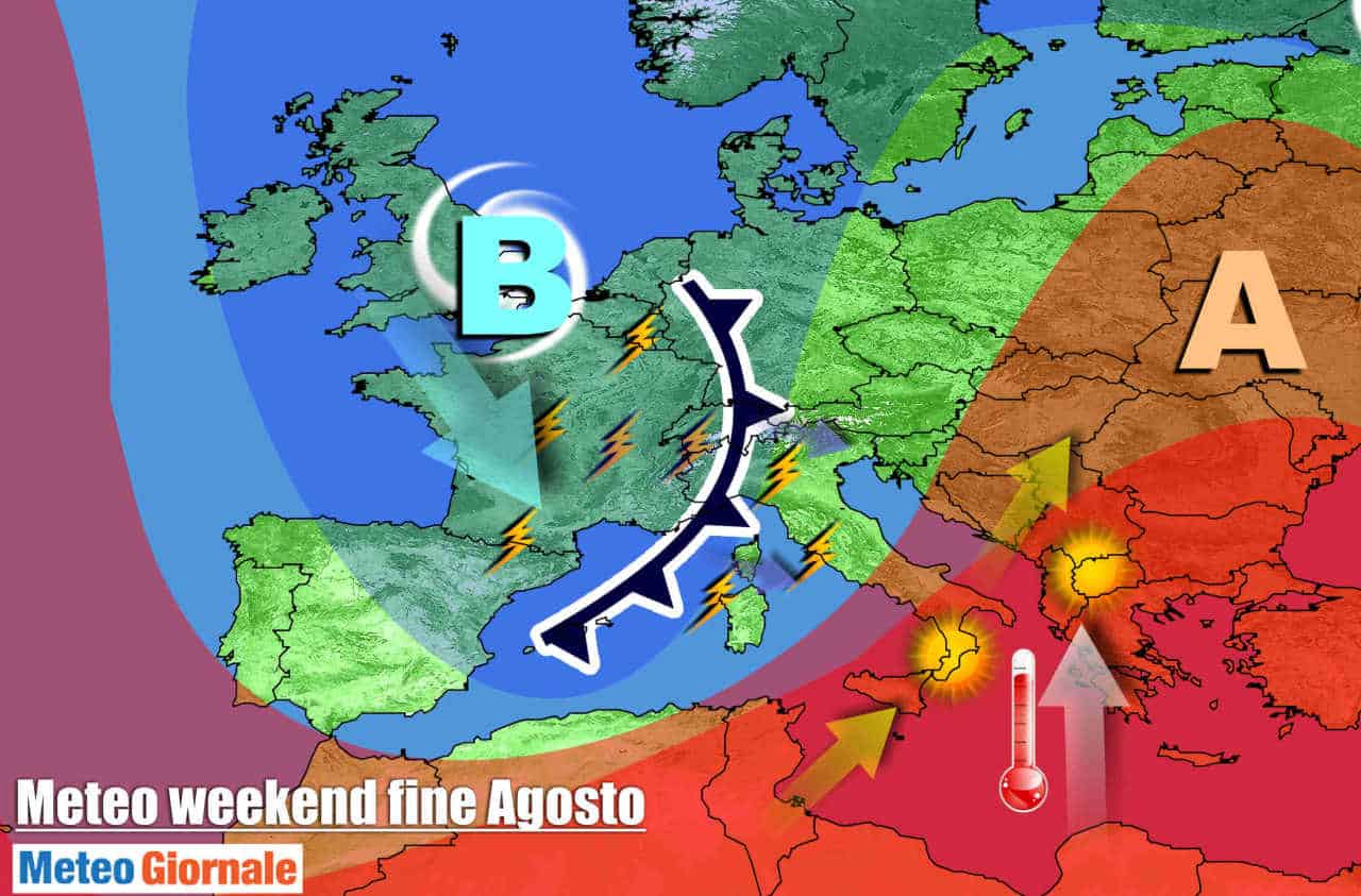 Meteo Weekend: irrompe il MALTEMPO, l’Estate KO