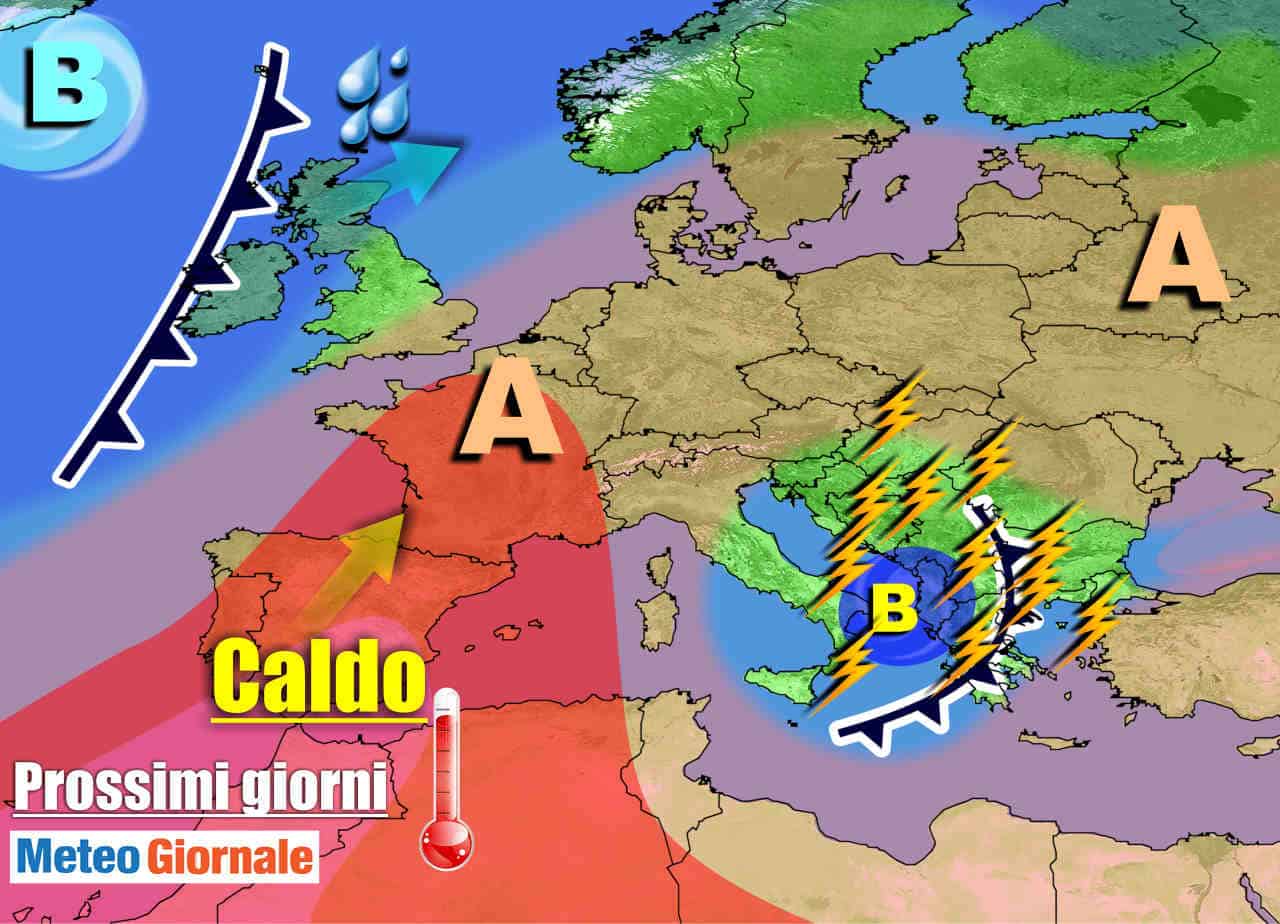 METEO 7 Giorni: ULTERIORI TEMPORALI, graduale ritorno alla piena estate