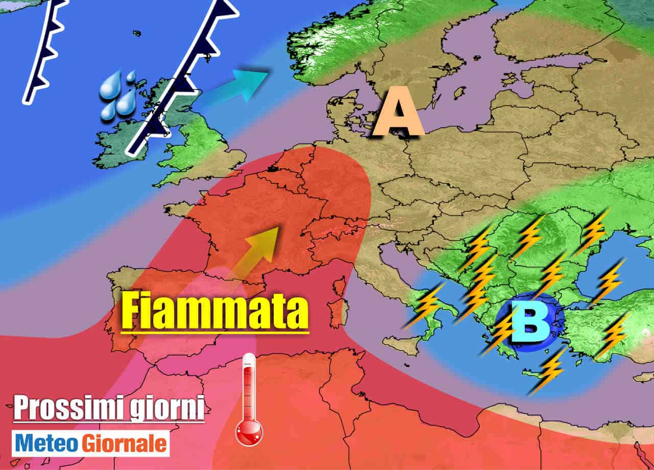 METEO 7 Giorni: riecco l'AFRICA con SOLE e CALDO. Temporali sparsi