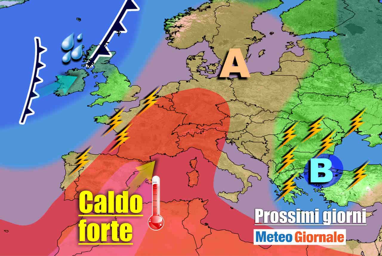 METEO 7 Giorni: ANTICICLONE e CALDO, poi forti temporali