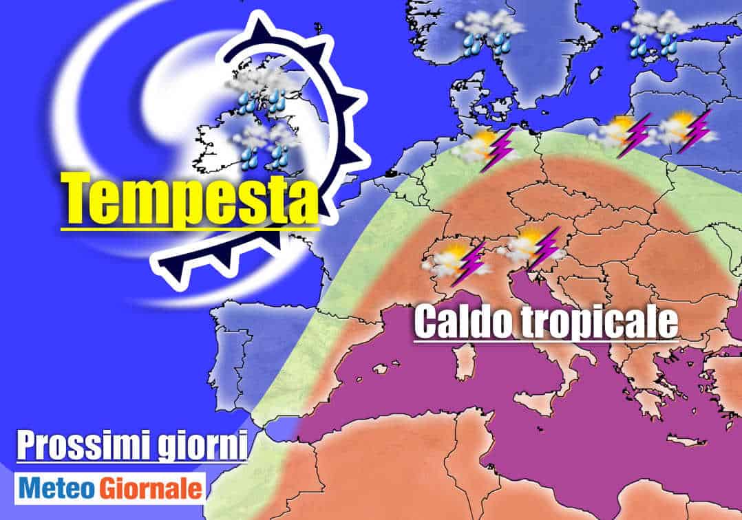Meteo con super Tempesta da record verso l’Europa. In Italia ripercussioni