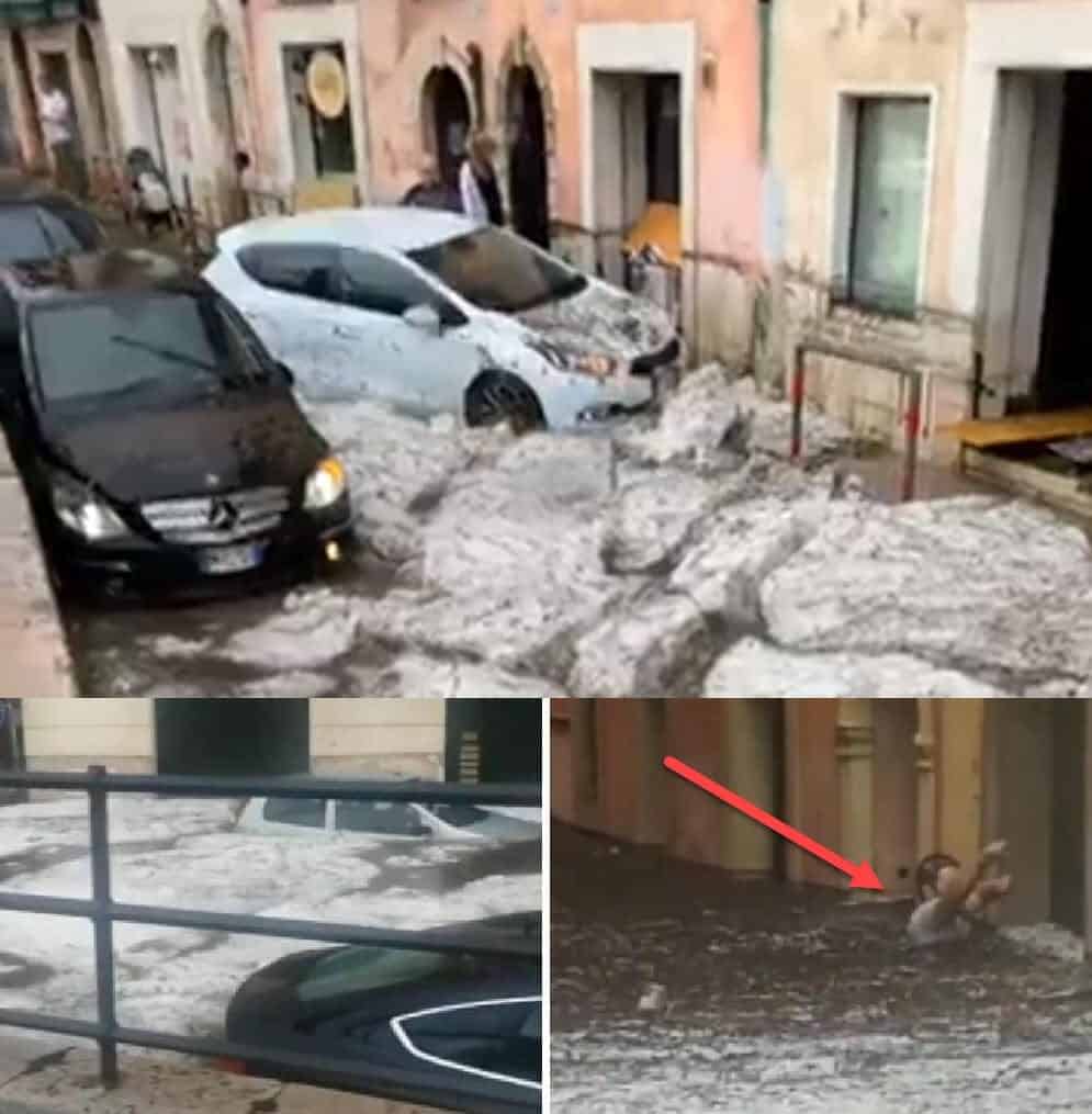 Meteo: VERONA in ginocchio, super tempesta con grandine, vento e pioggia