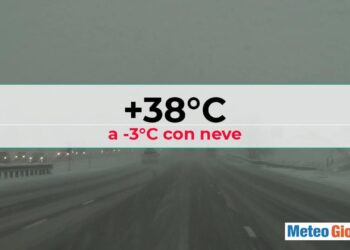 Denver 40 gradi in meno in un giorno 350x250 - Neve a Parigi in gran parte della Francia. Video Meteo
