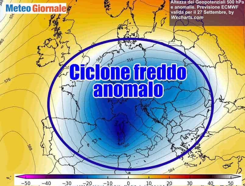 Domenica da PROFONDO AUTUNNO, Italia flagellata dal CICLONE e dal MALTEMPO