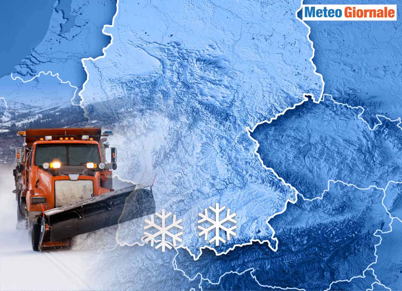 germania attesa la prima neve