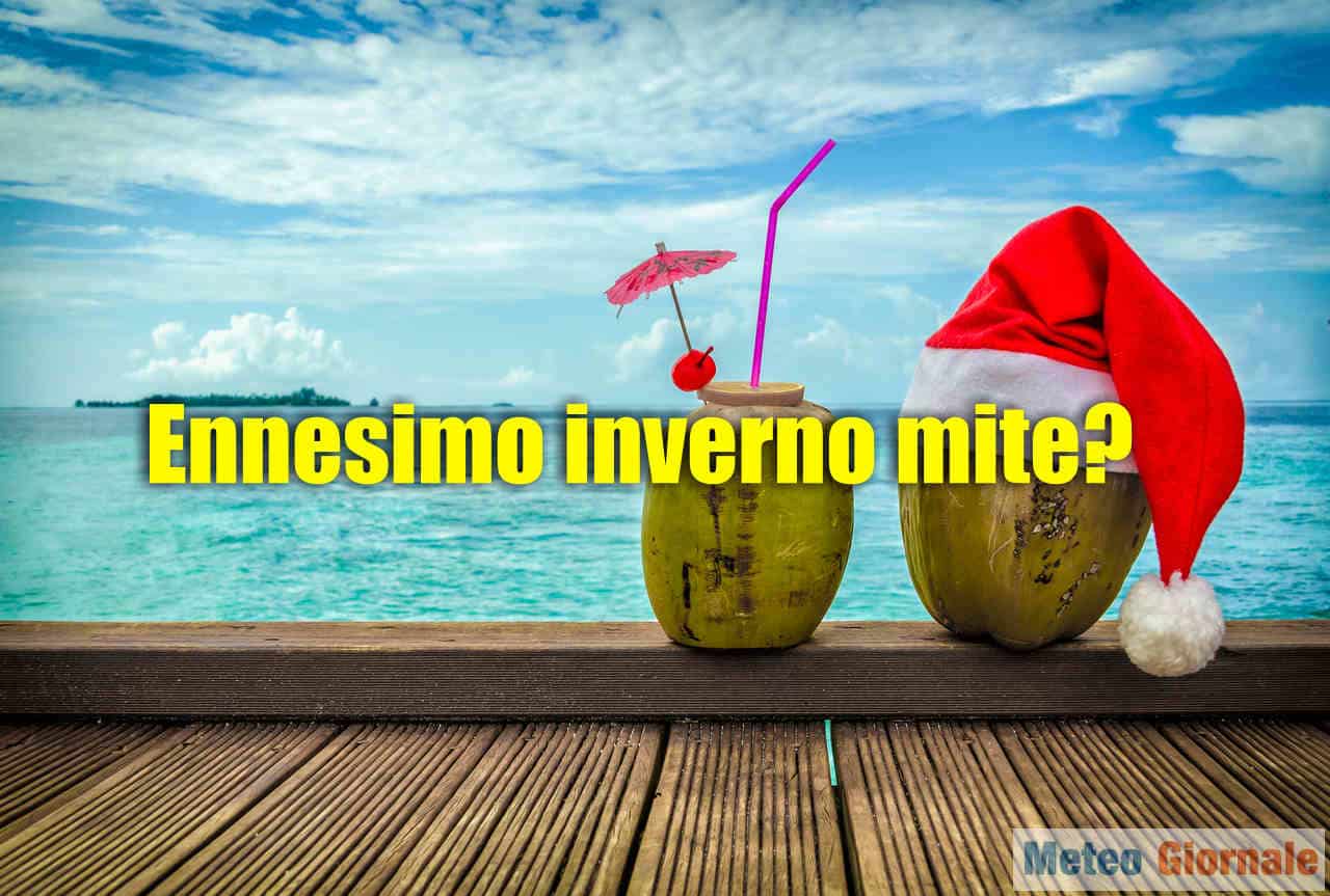 INVERNO, ipotesi su come sarà. FREDDO, o MITE