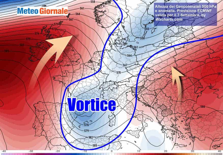 NUOVO MALTEMPO ad inizio settimana: le zone più a rischio