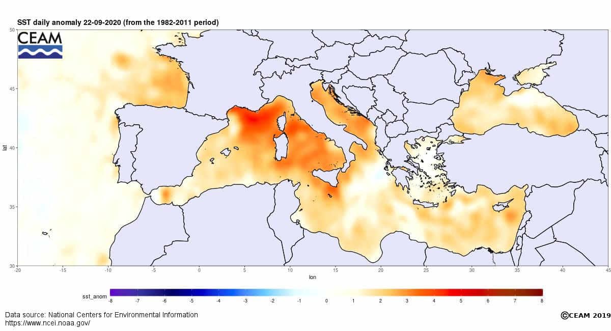 Mar Mediterraneo caldissimo, prima della burrasca polare. Le conseguenze
