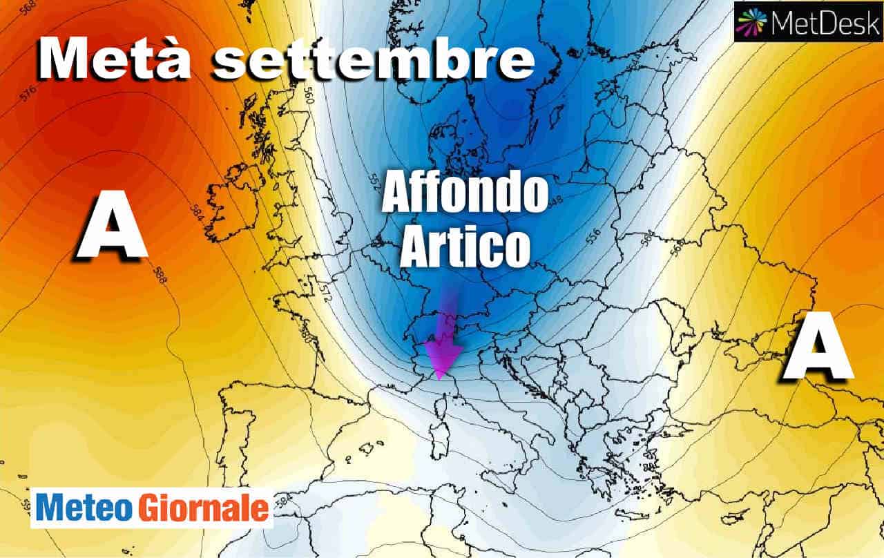 Ecco il folle cambiamento meteo a metà Settembre