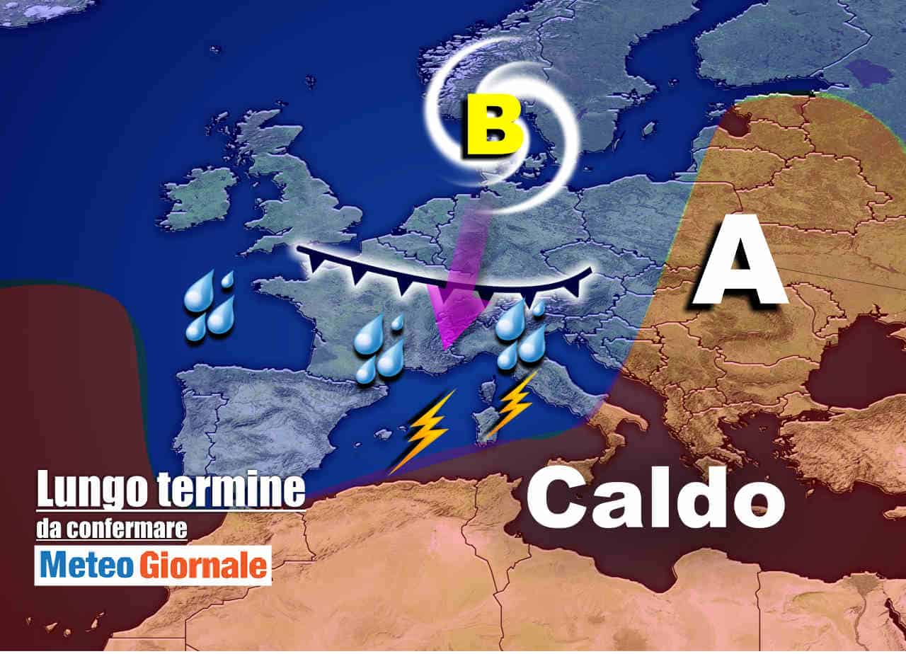 Meteo Italia nel lungo termine: pieno AUTUNNO, PIOGGE abbondanti
