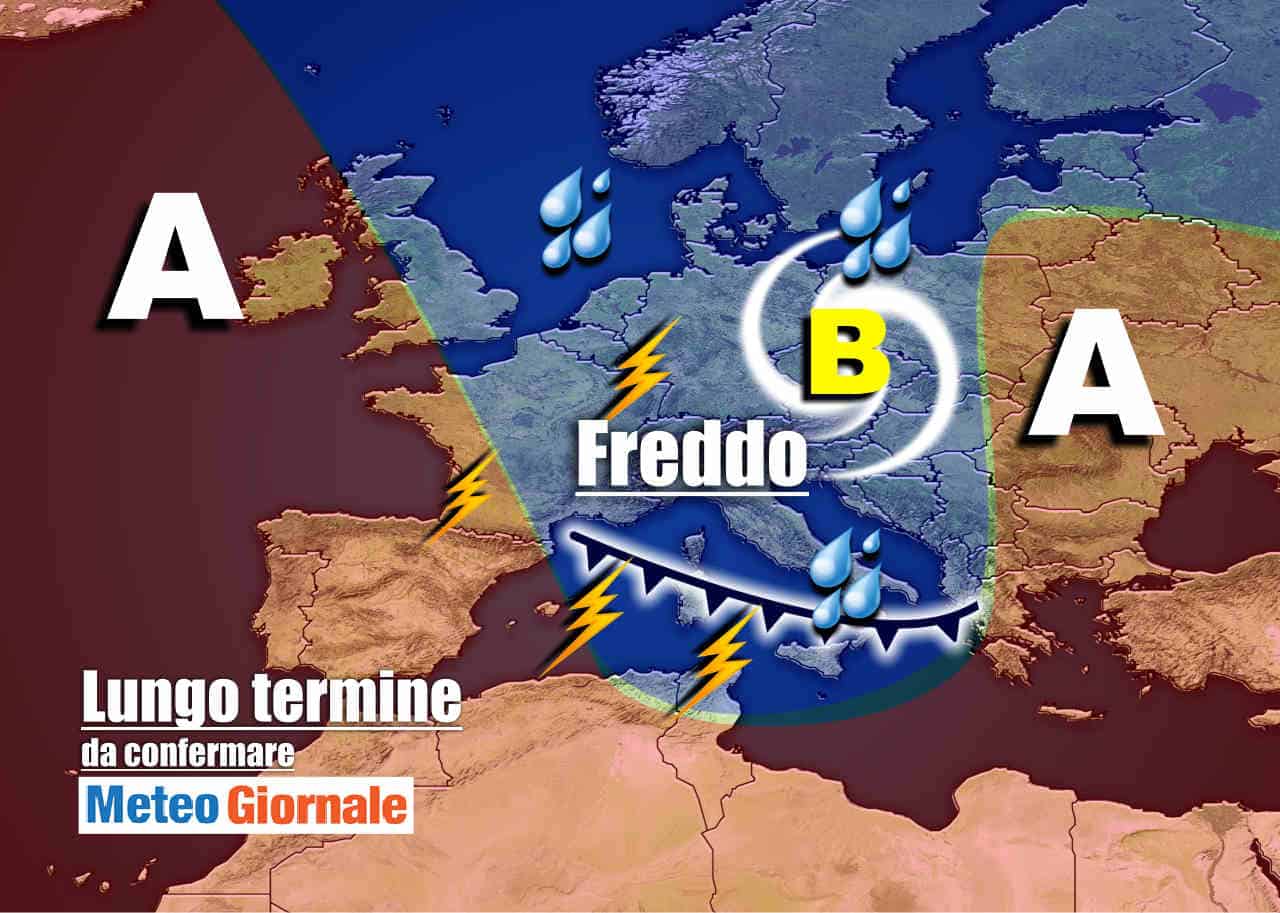Meteo Italia nel lungo periodo: Ottobre subito FREDDO e instabile
