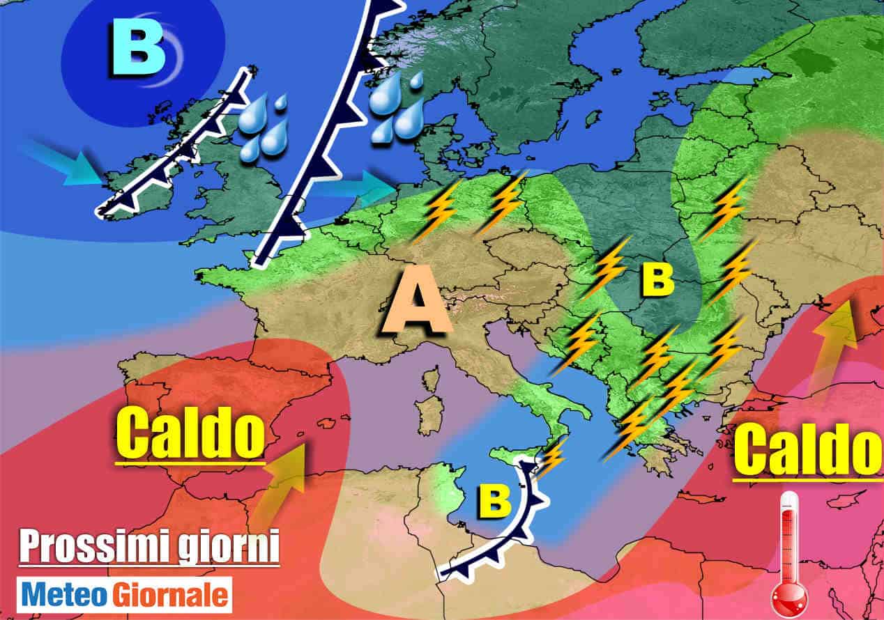METEO Italia: tornano SOLE e CALDO. Attenzione CICLONE prossima settimana