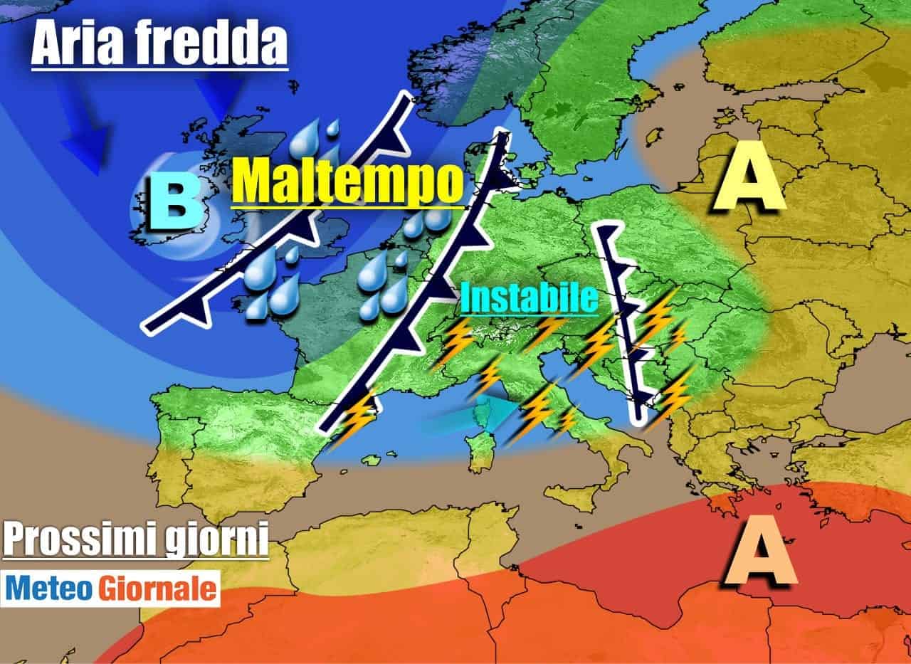 METEO 7 Giorni. Verso forte MALTEMPO, l’AUTUNNO entra nel vivo