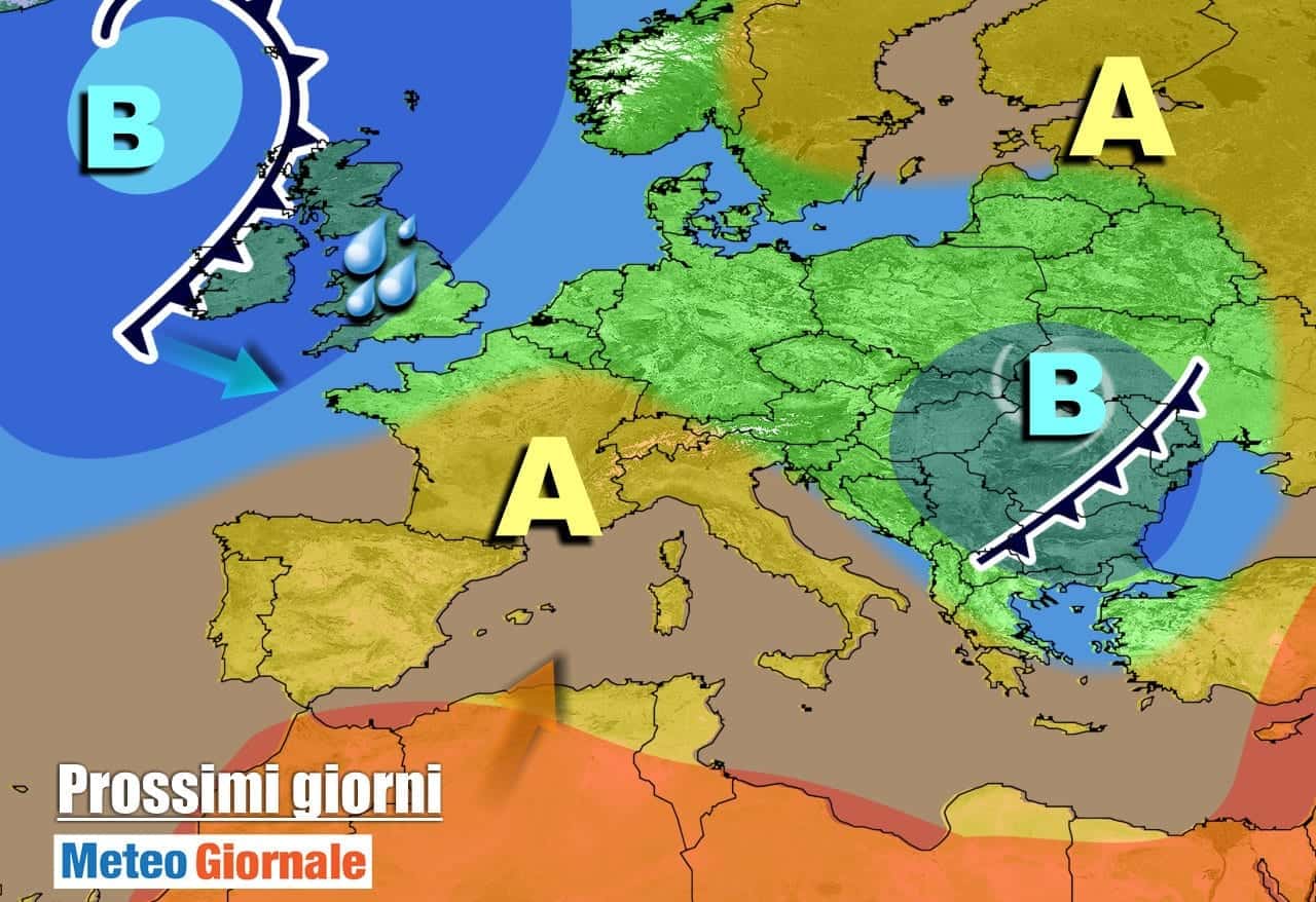 METEO 7 Giorni. Breve tregua, seguirà l’assalto di nuove PERTURBAZIONI