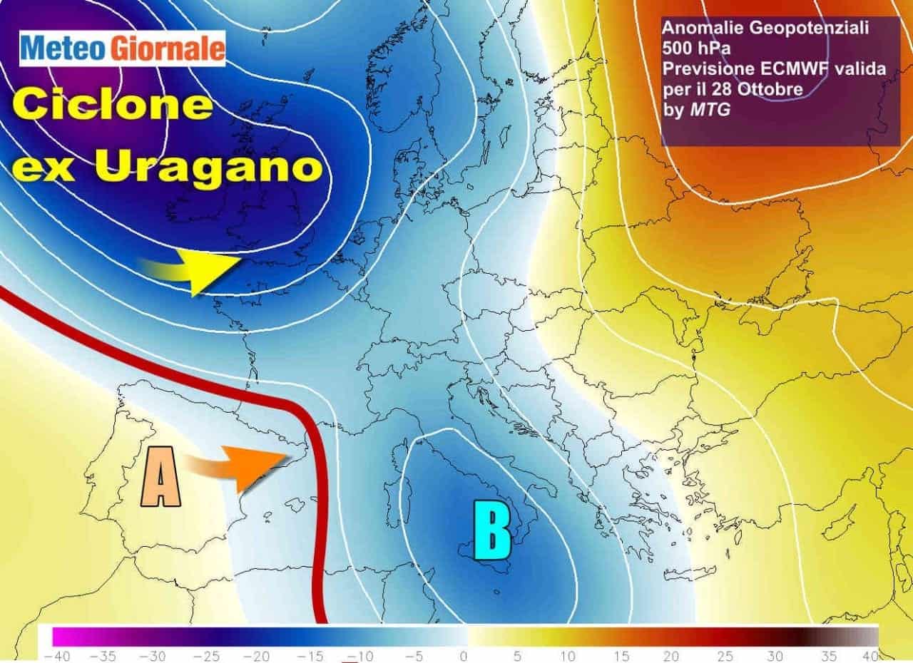 Meteo Italia, maltempo si porta al Sud. Poi ennesima svolta a sorpresa