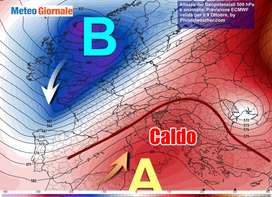 Meteo dopo 10 Ottobre: conferme su CALDO ANOMALO
