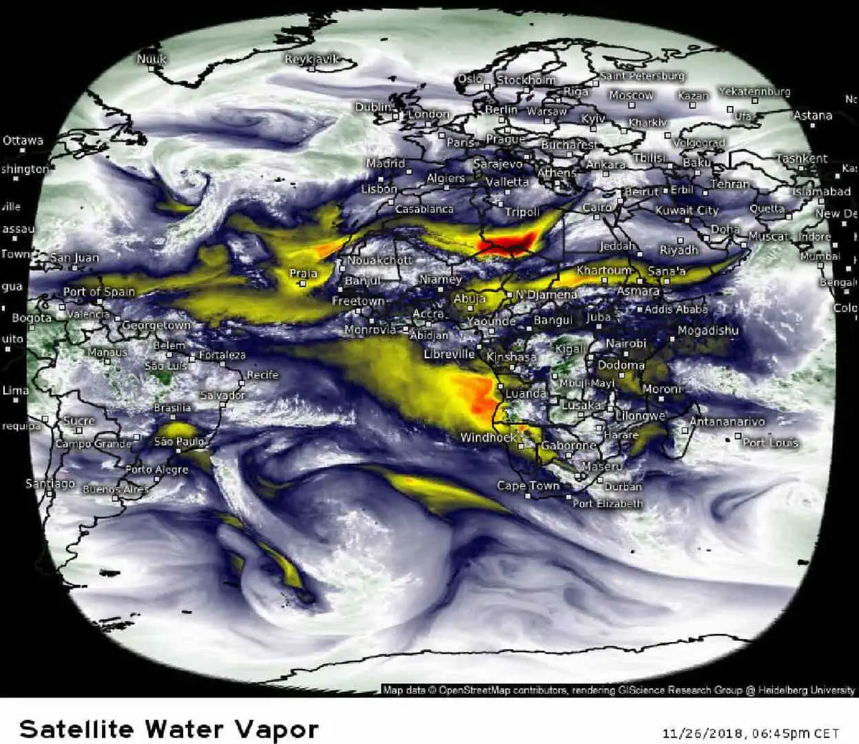 L’acqua precipitabile del pianeta sta aumentando: effetti sul clima