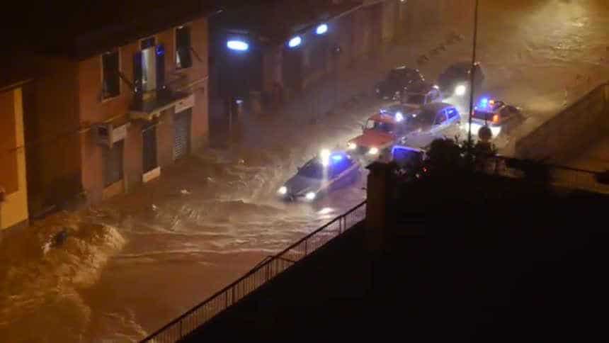 Grande alluvione di Genova dell’ottobre 2014, tutto l’autunno fu estremo