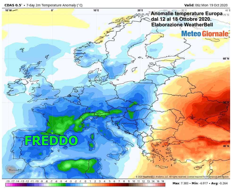 Focus Europa: è ribaltone dal FREDDO INVERNALE al CALDO ANOMALO