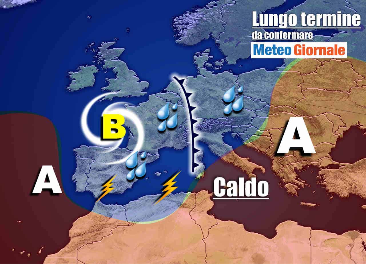 Meteo Italia nel lungo periodo: super AUTUNNO, spesso con cattivo MALTEMPO