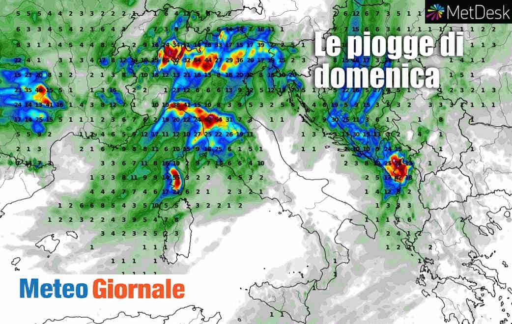 Meteo del fine settimana: ombrelli aperti, in arrivo ulteriori nubifragi