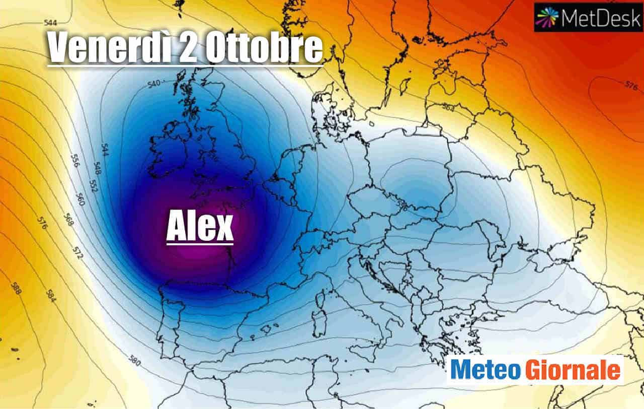 Arriva la TEMPESTA atlantica Alex