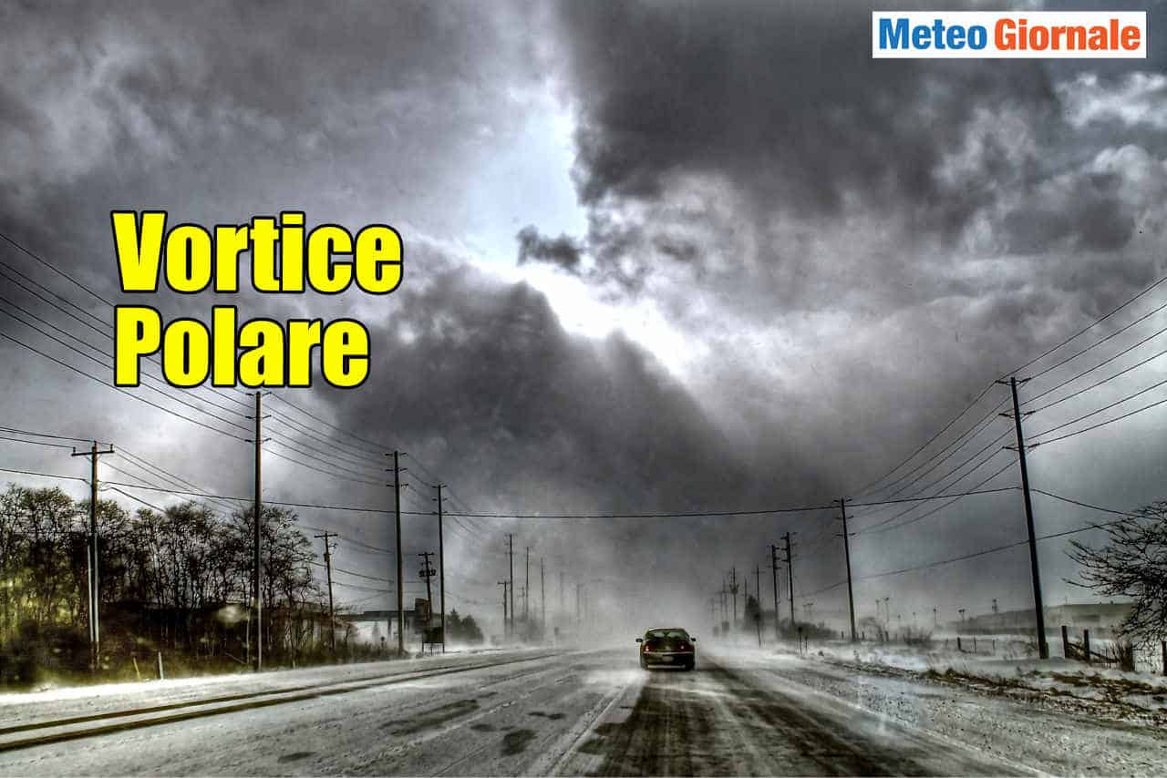 VORTICE POLARE intenso, conseguenze meteo con indice AO positivo