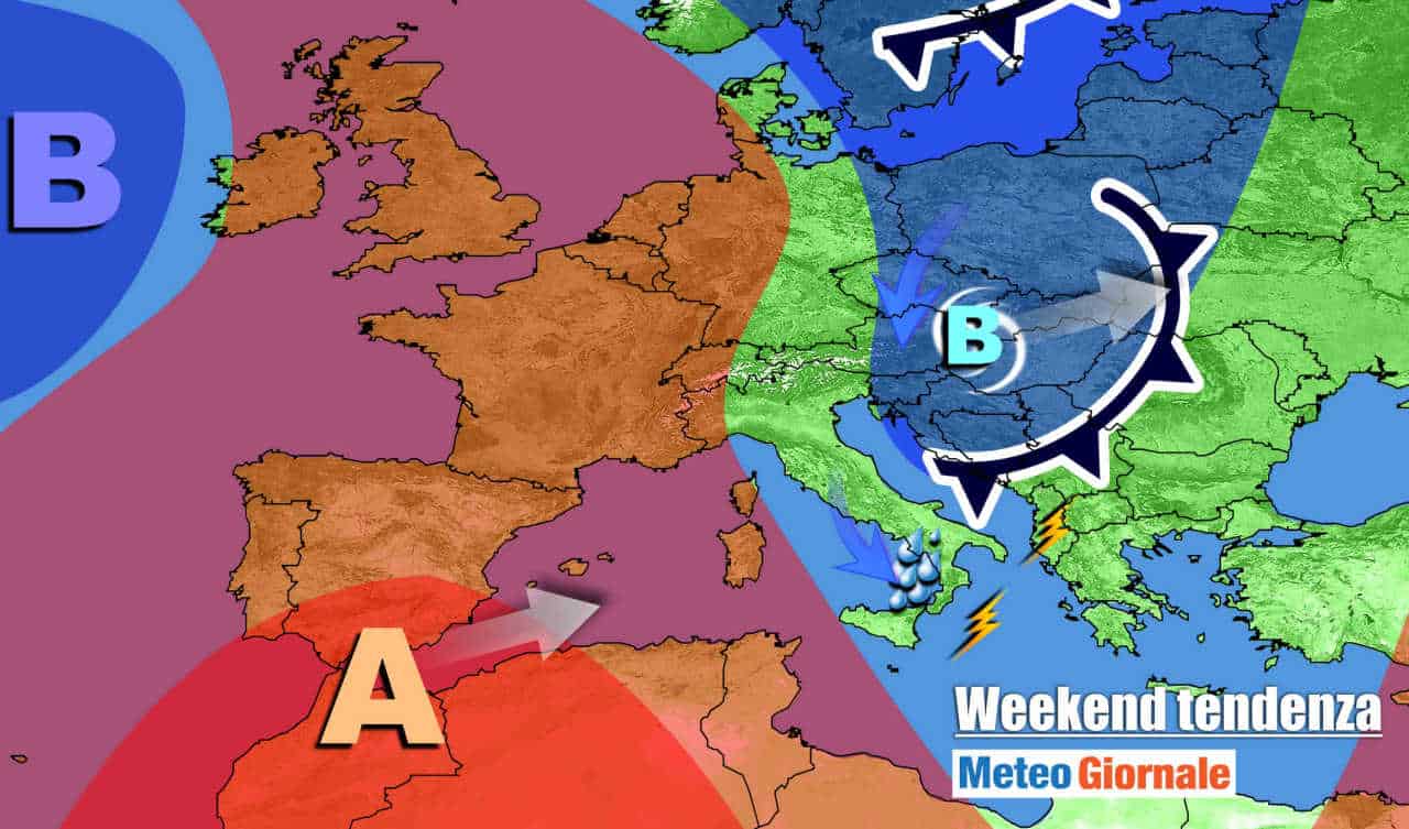 Meteo weekend, CAMBIA TUTTO. Stop maltempo, verso grande ribaltone