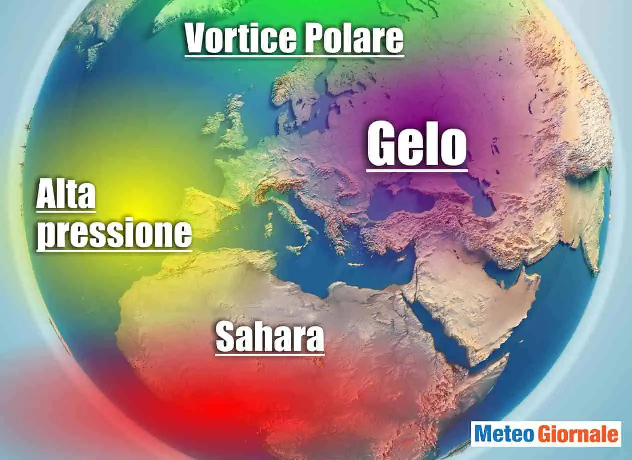 Europa caldo e siccità ma incombe il gelo. Quello che avremo è meteo estremo.