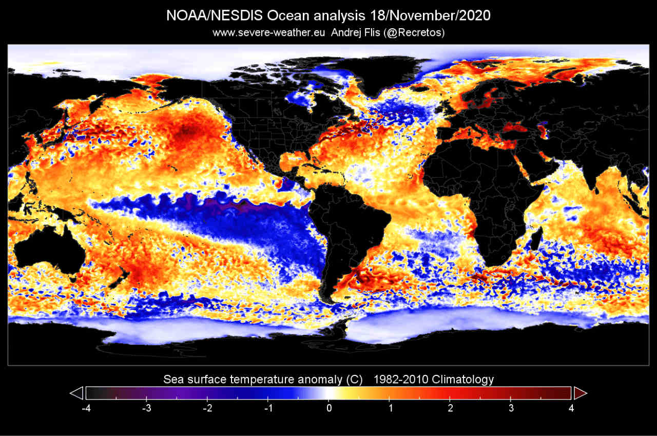La Nina sarà forte, con effetti violenti sull'Inverno