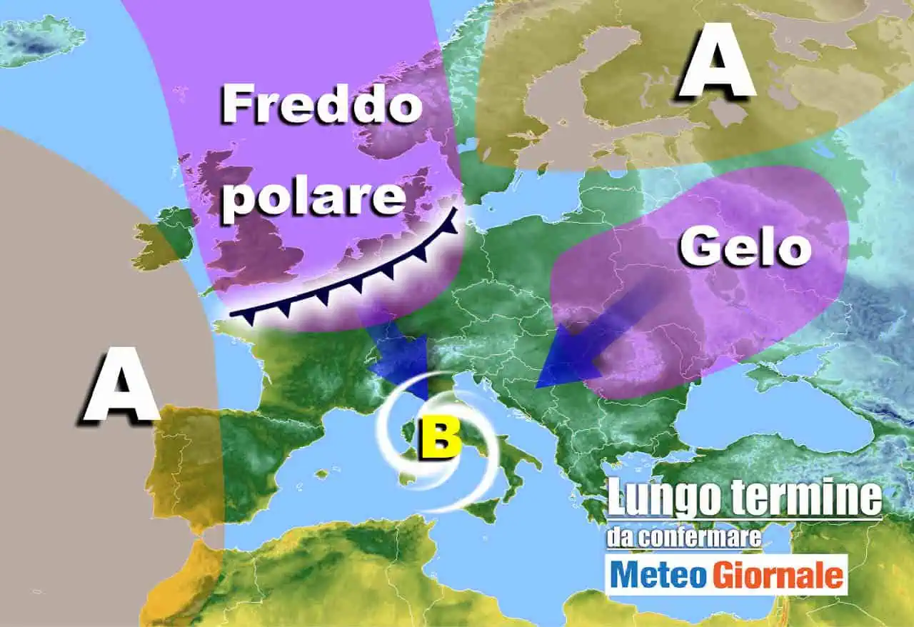 Meteo Italia nel lungo termine, nella morsa del maltempo invernale