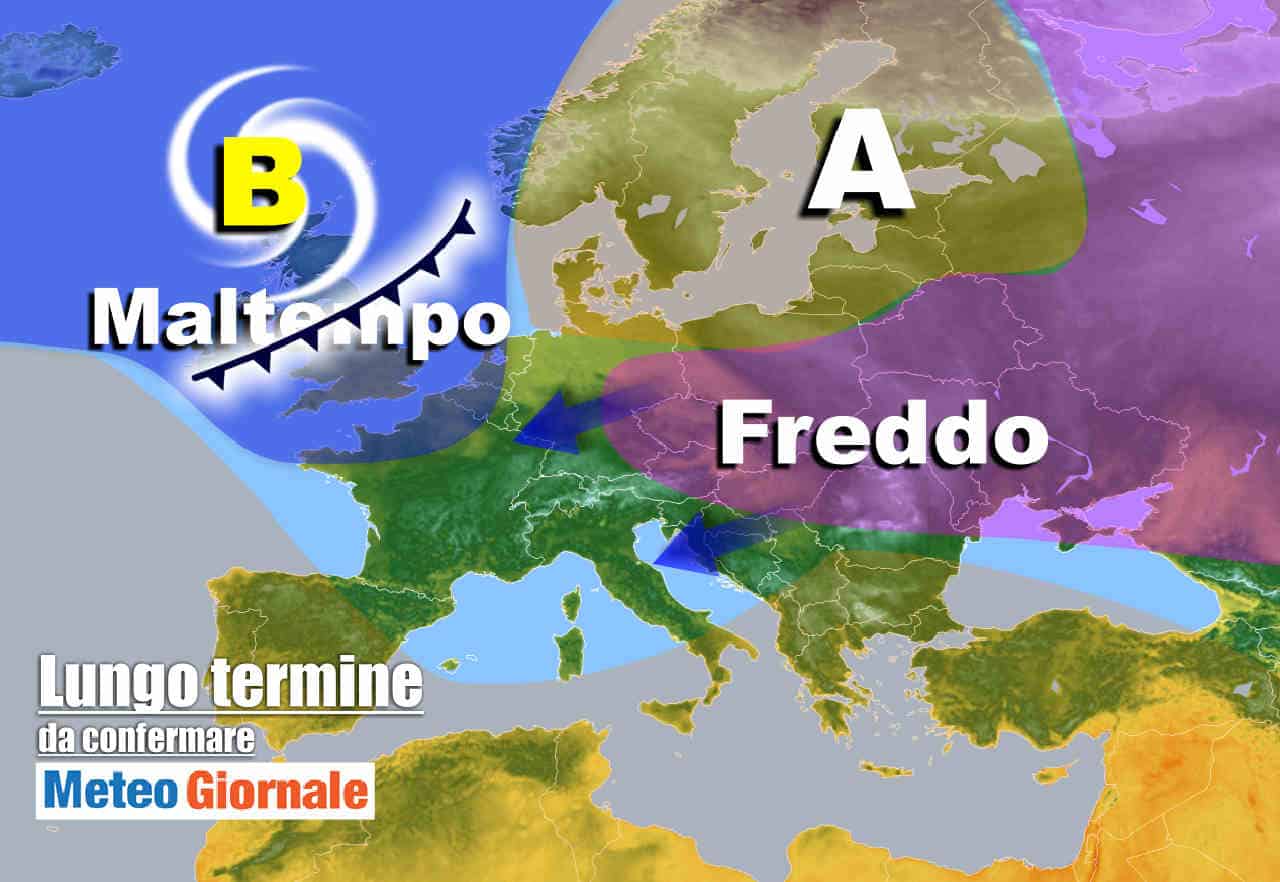Meteo Italia nel lungo termine: stop Anticiclone, arriverà il FREDDO
