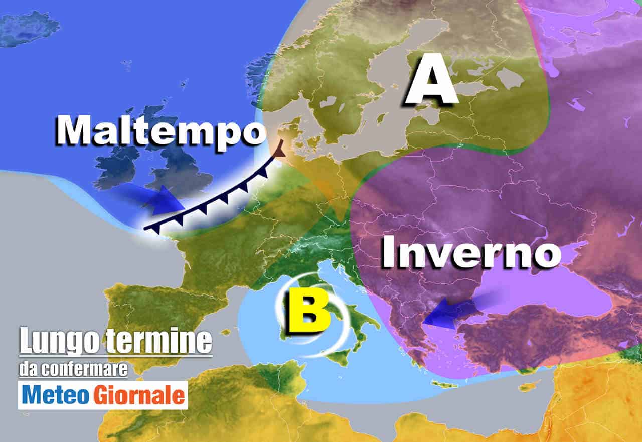 Meteo Italia nel lungo termine, indizi verso il FREDDO