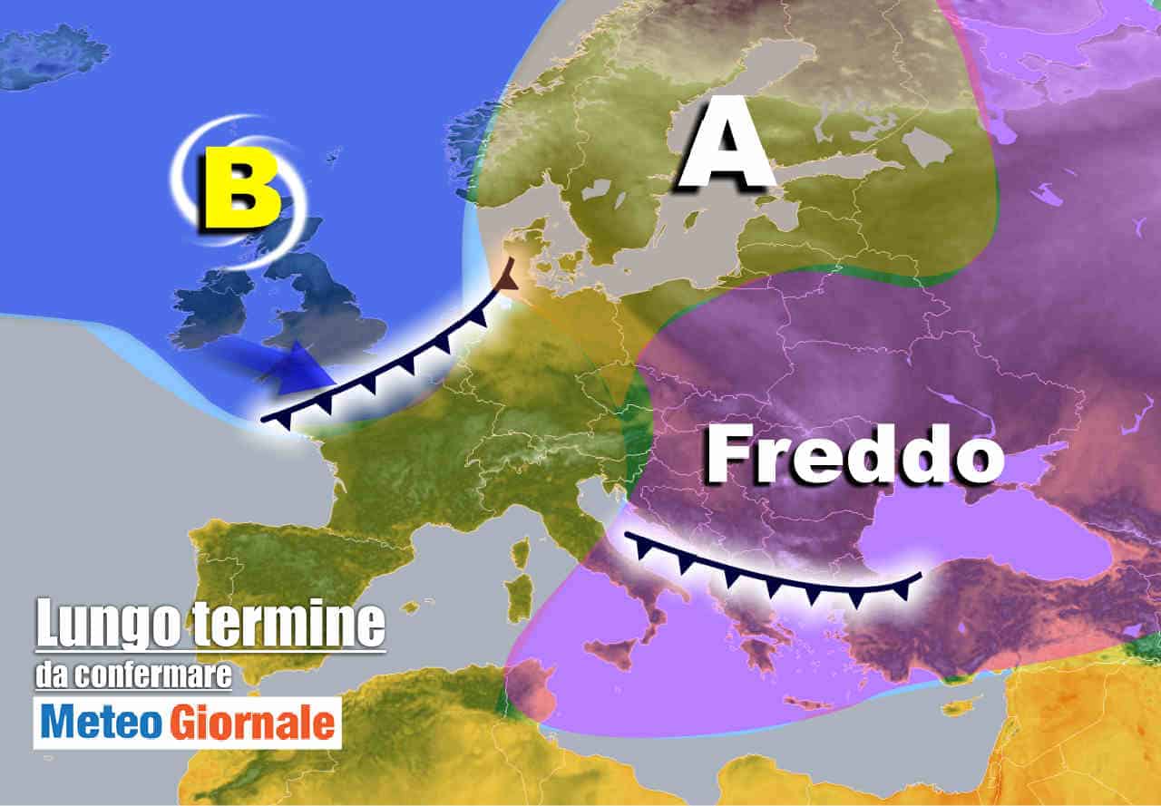Meteo Italia nel lungo periodo: Anticiclone non demorde, rischio persistenza