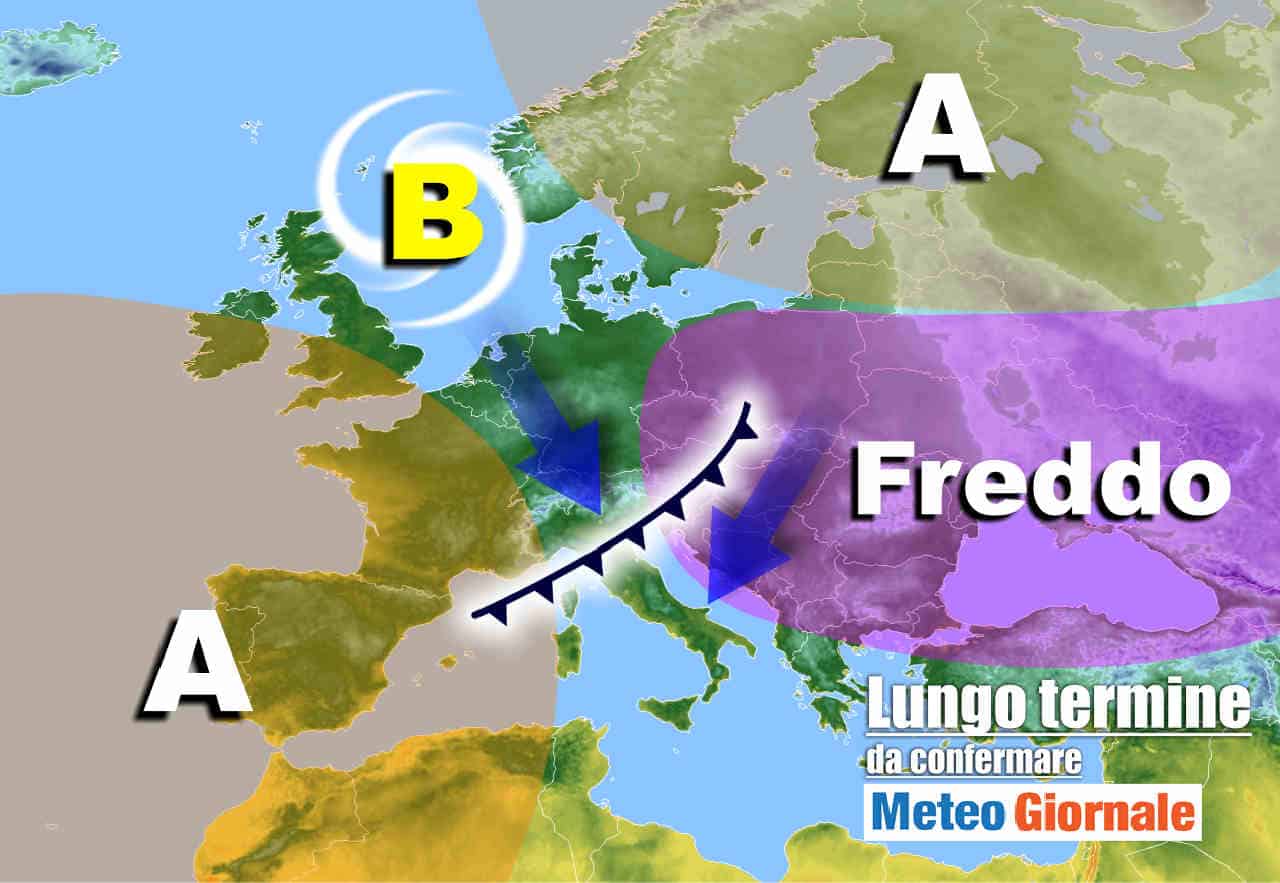 Meteo Italia nel lungo periodo, finalmente NOVITA’ imponenti