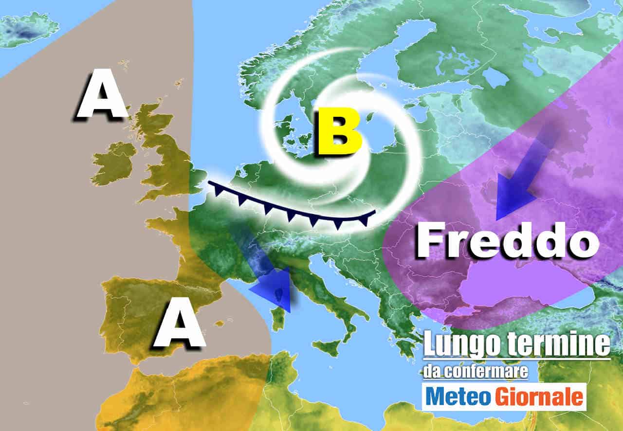 Meteo nel lungo periodo: FREDDO e PERTURBATO, anteprima d'Inverno