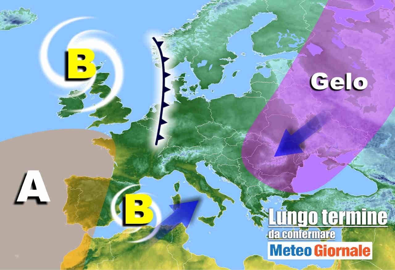 Meteo Italia nel lungo termine: dicembre, inizio d'INVERNO