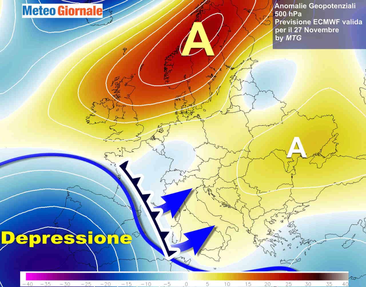 Meteo, il ritorno della PIOGGIA e della NEVE: ecco quando