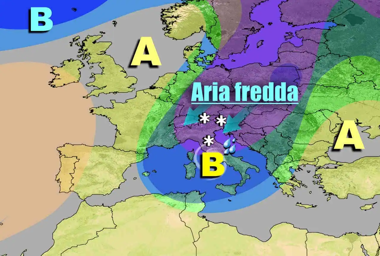Evoluzione meteo prossimi giorni