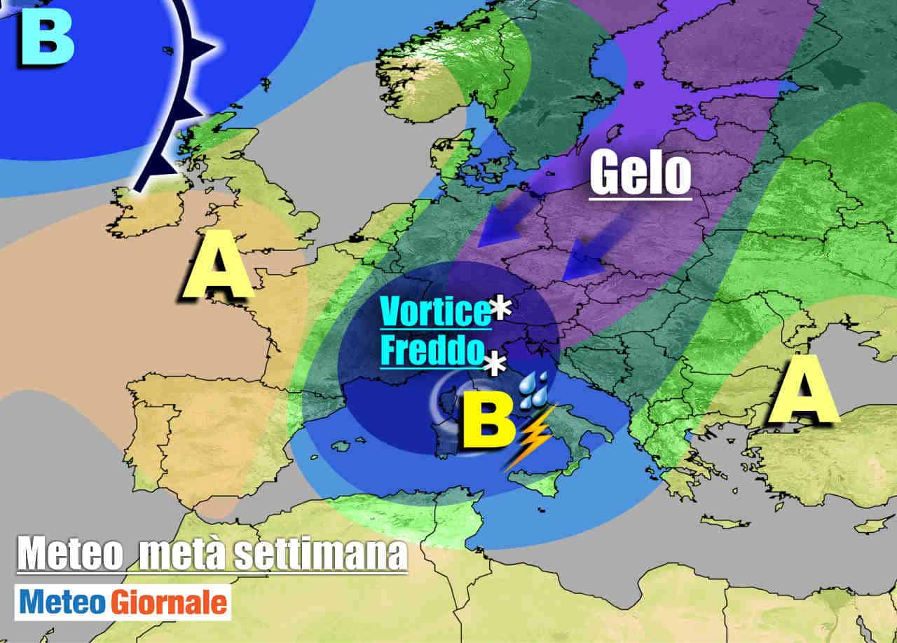 METEO Italia. Nuovo maltempo. INVERNO in arrivo con NEVE a quote basse