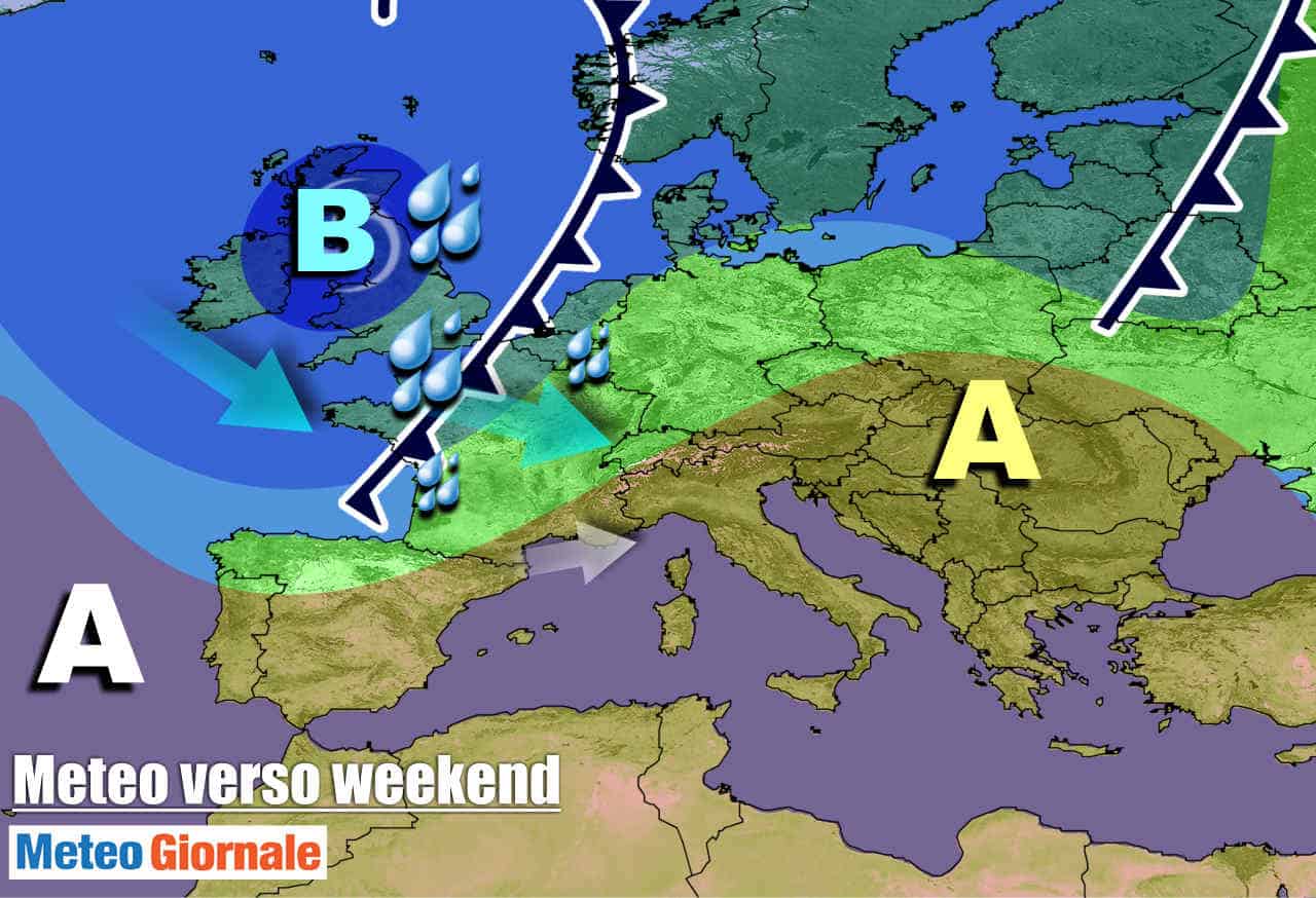 METEO 7 Giorni. Arriva qualche pioggia, fase più movimentata dopo metà mese