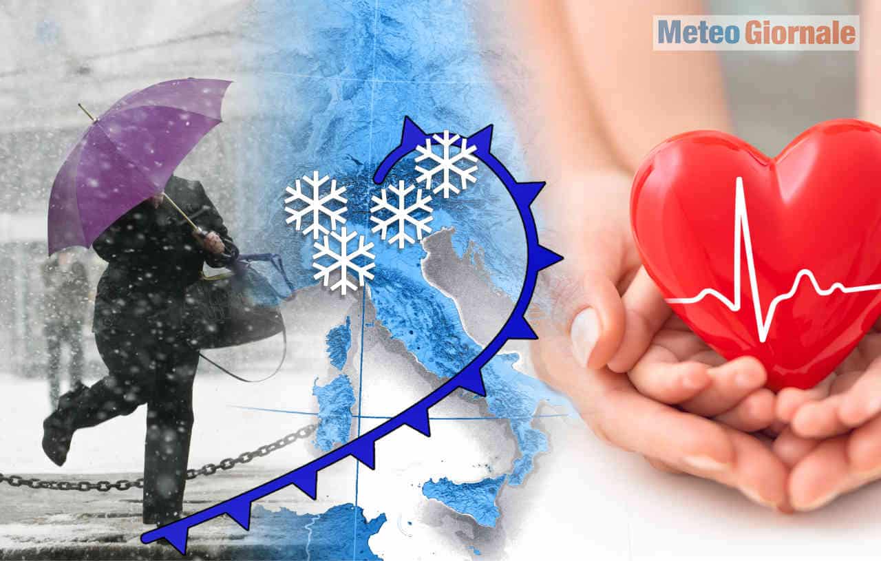 Mappe meteo: Forte Neve di Lunedì 28. Sarà peggio delle scorse previsioni