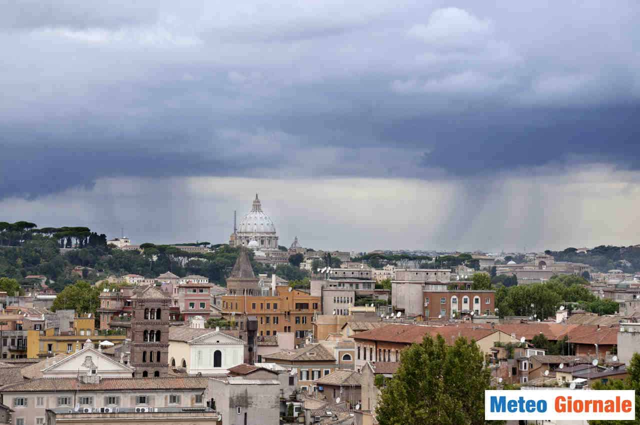 Meteo su Roma con frequenti precipitazioni d’inverno