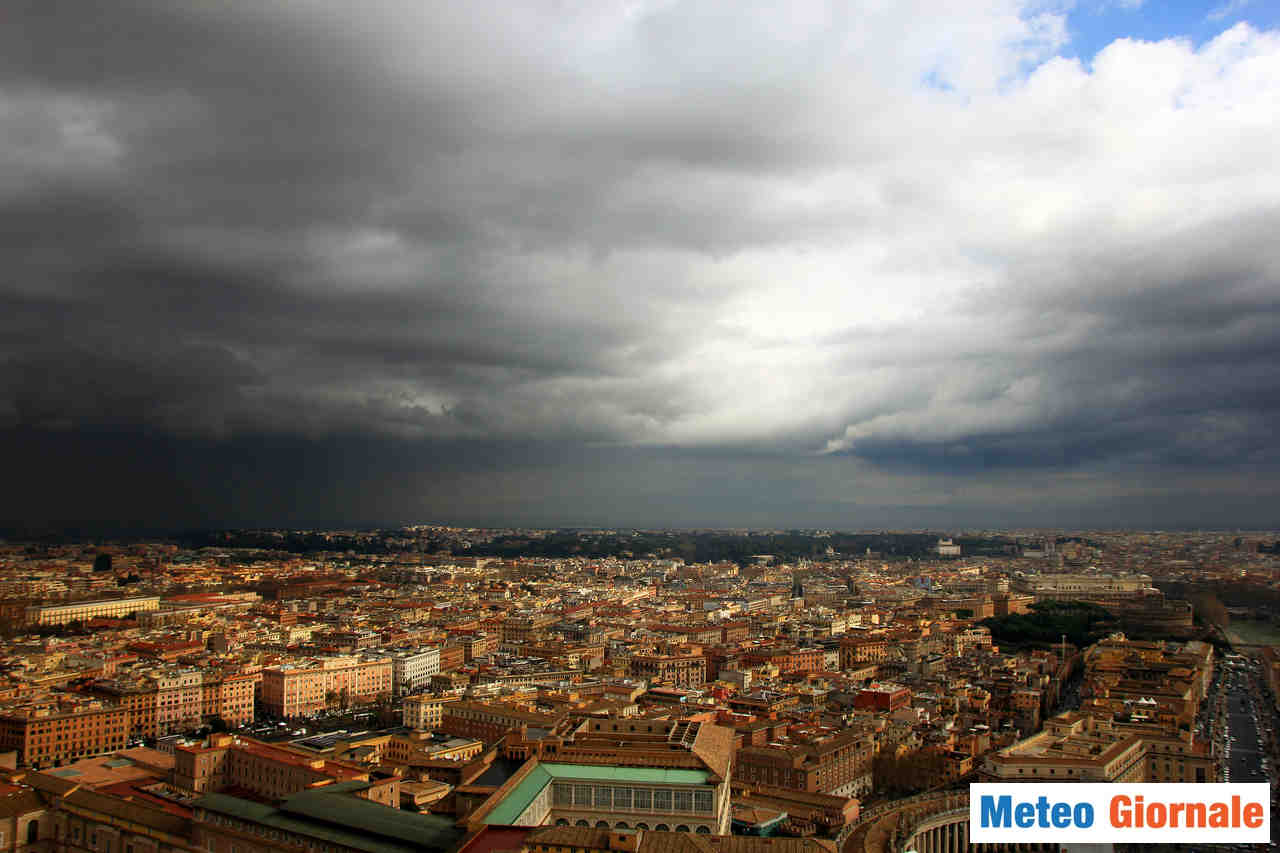 Meteo ROMA arriva il maltempo. Calo temperatura