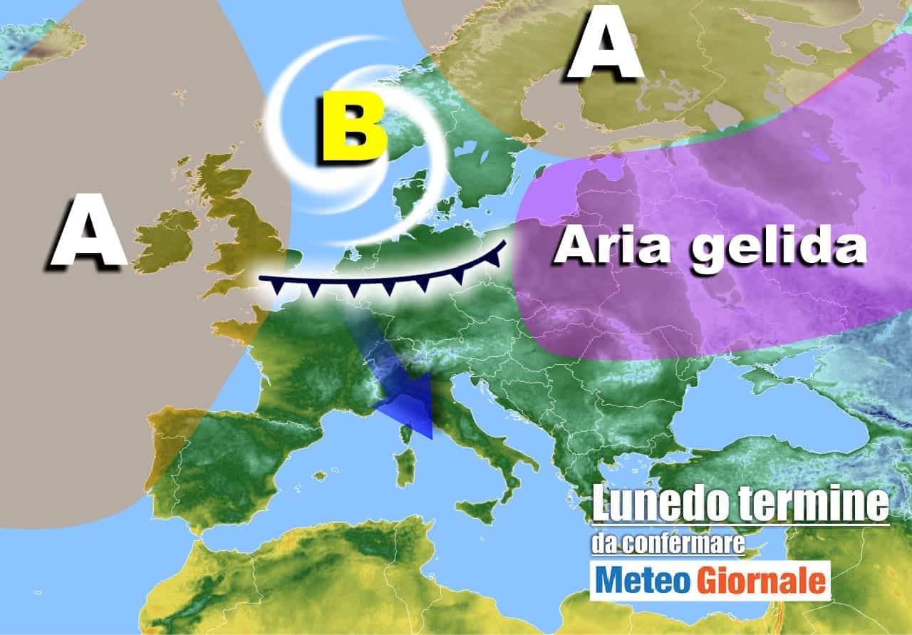 Meteo Italia nel lungo termine con FREDDO polare